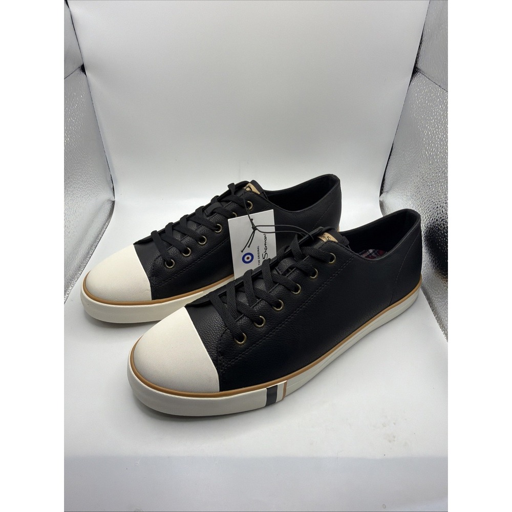 Ben Sherman Dorset Lo LX Sneakers Men's Black Lace-Up Low Top Casual Size 13.New